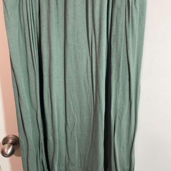 Garnet Hill Favorite Maxi Knit Skirt Brand NEW SAGE Medium - Picture 5 of 8